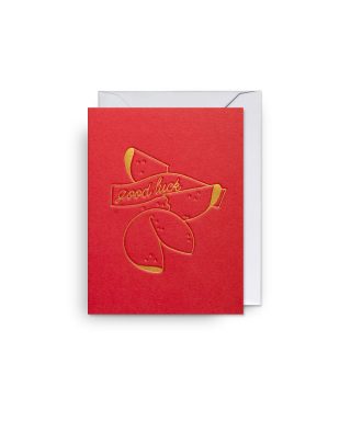 Mini kartīte Good Luck Fortune Cookie