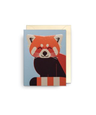 Mini kartīte Red Panda