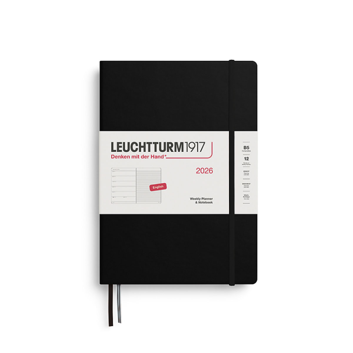 Planotajs-2026,-Black,-B5,-Weekly-&-Notebook,-Leuchtturm1917