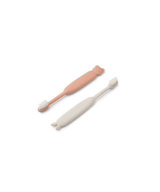 Zobubirstes Fabio Classic Toddler toothbrush, Pale tuscany / Sandy, 2 gab.,Liewood