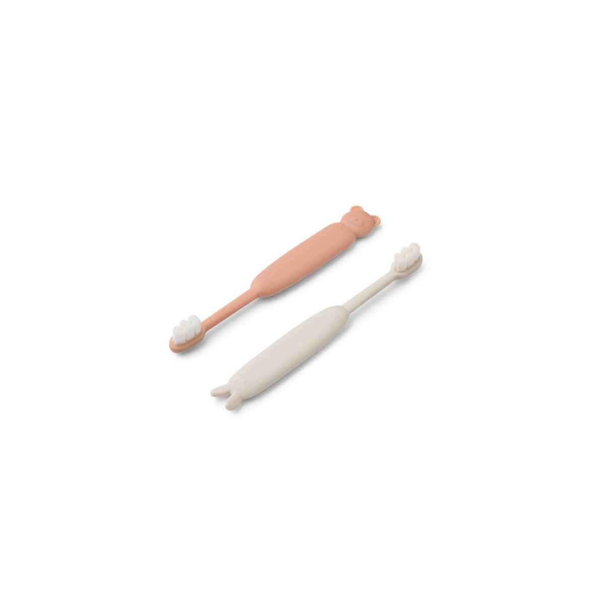 Zobubirstes-Fabio-Classic-Toddler-toothbrush,-Pale-tuscany--Sandy,-2-gab.,Liewood
