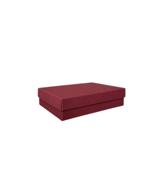 Kartona kastīte Mini, Carmine, 10 cm x 15 cm, ar noceļamu vāku
