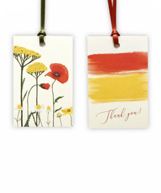 Etiķete Wildflowers, Souci illustration, 1 gab