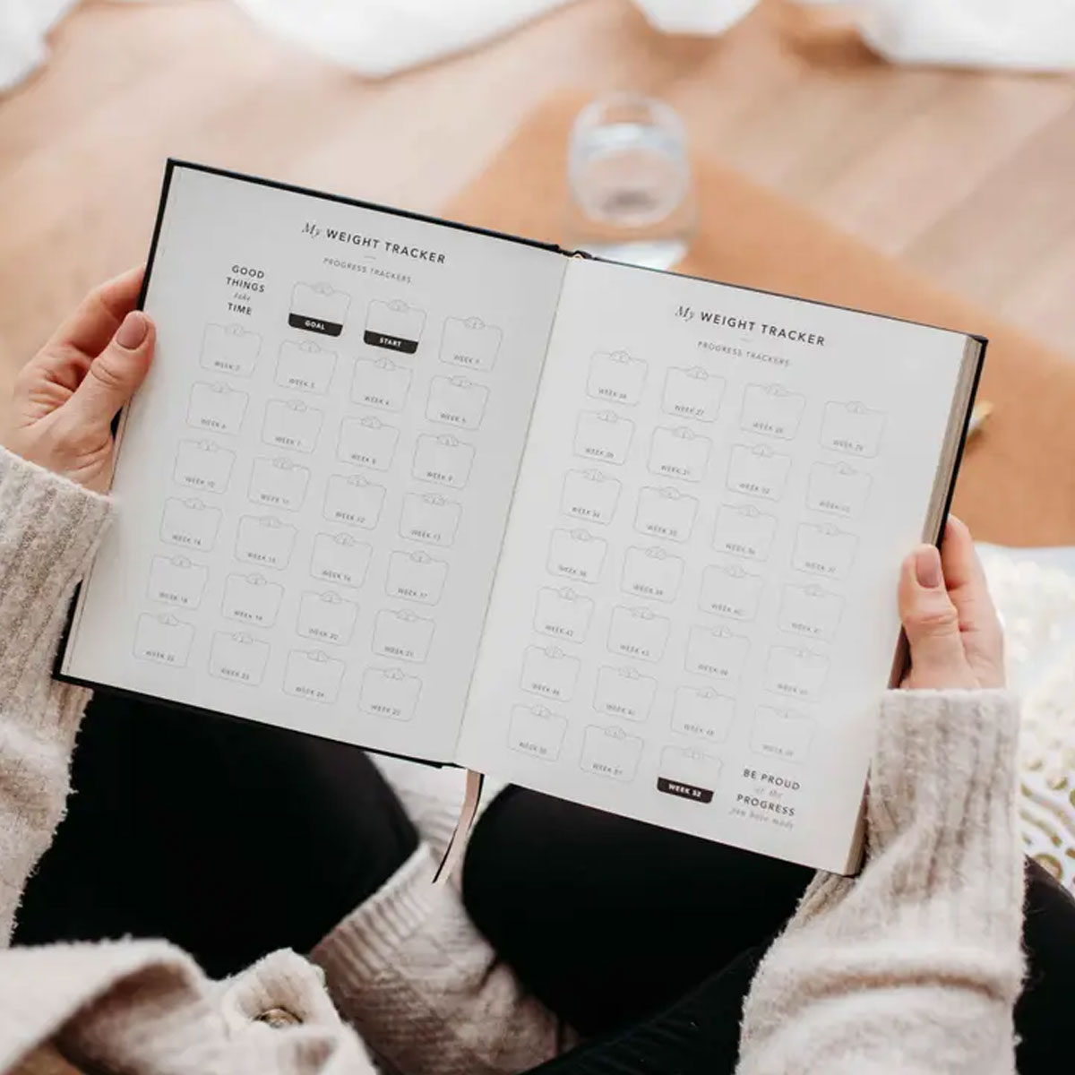 6_Planotājs-Fitness-Planner,-Workout-and-Meal-Planner,-Curve,-Blush-and-Gold