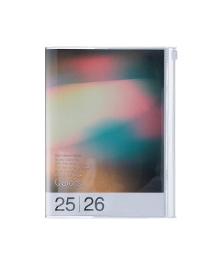 Akadēmiskais plānotājs A5, Gradient / Black, 2025/2026, Weekly Vertical, Marks