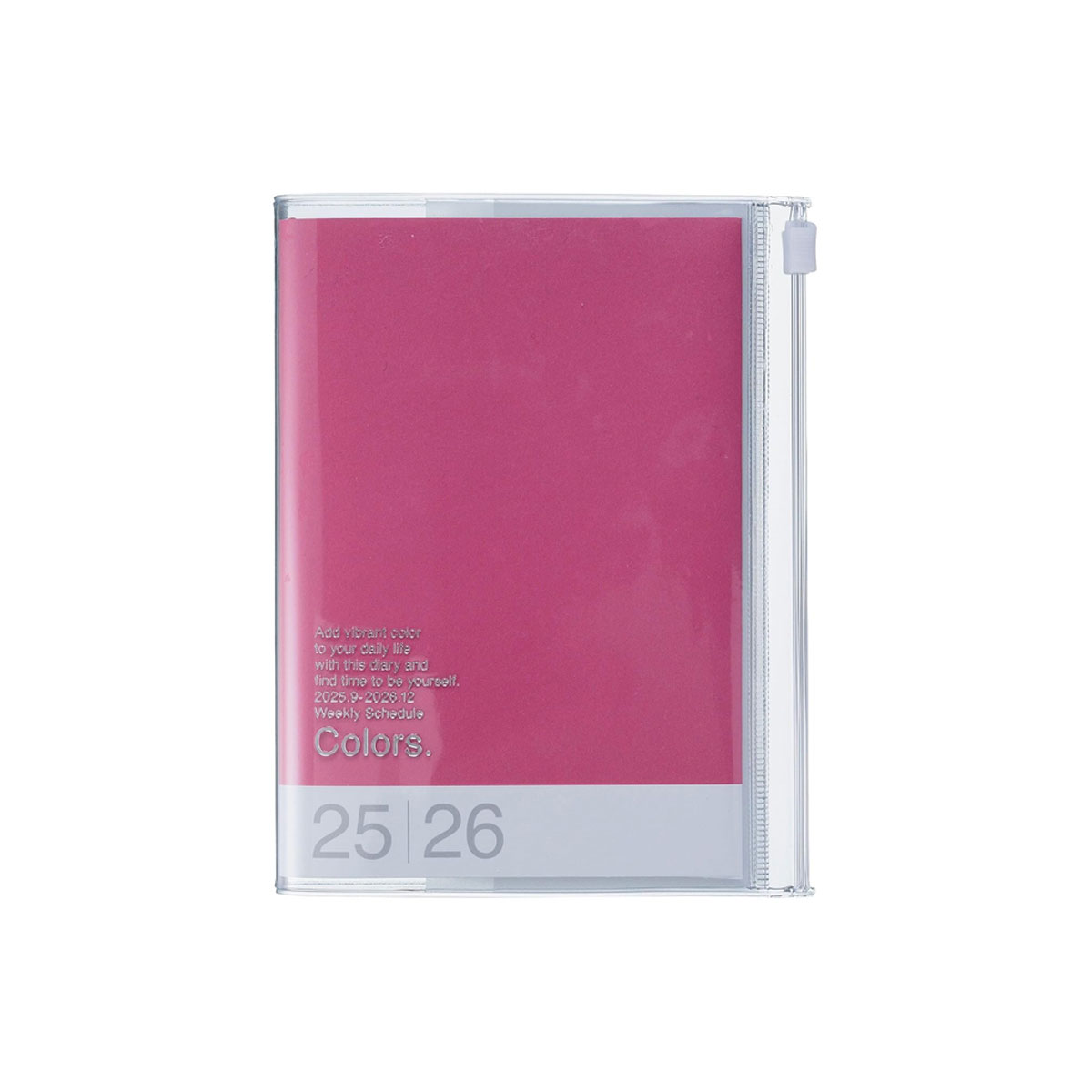 Akademiskais-planotajs-A5,-Pink,-2025_2026,-Weekly-Vertical,-Marks
