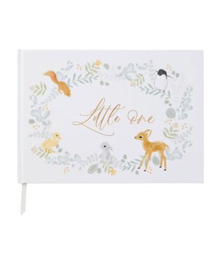 Atmiņu grāmata Little One, Baby Journal, Animals, Blush and Gold