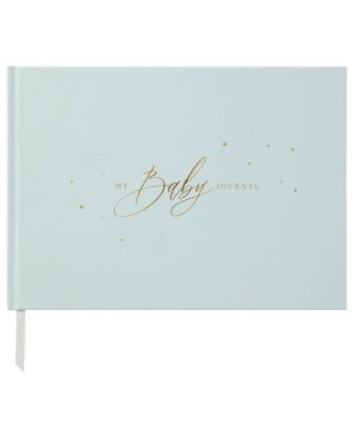 Atmiņu grāmata My Baby Journal, Blue, Blush and Gold