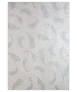 Dāvanu iesaiņojamais papīrs Silver Feathers, loksne