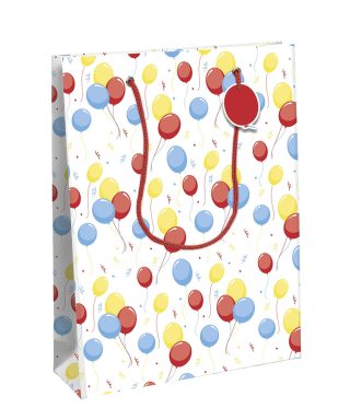 Dāvanu maisiņš Balloons, large bag, 26.5 cm x 14 cm x 33 cm