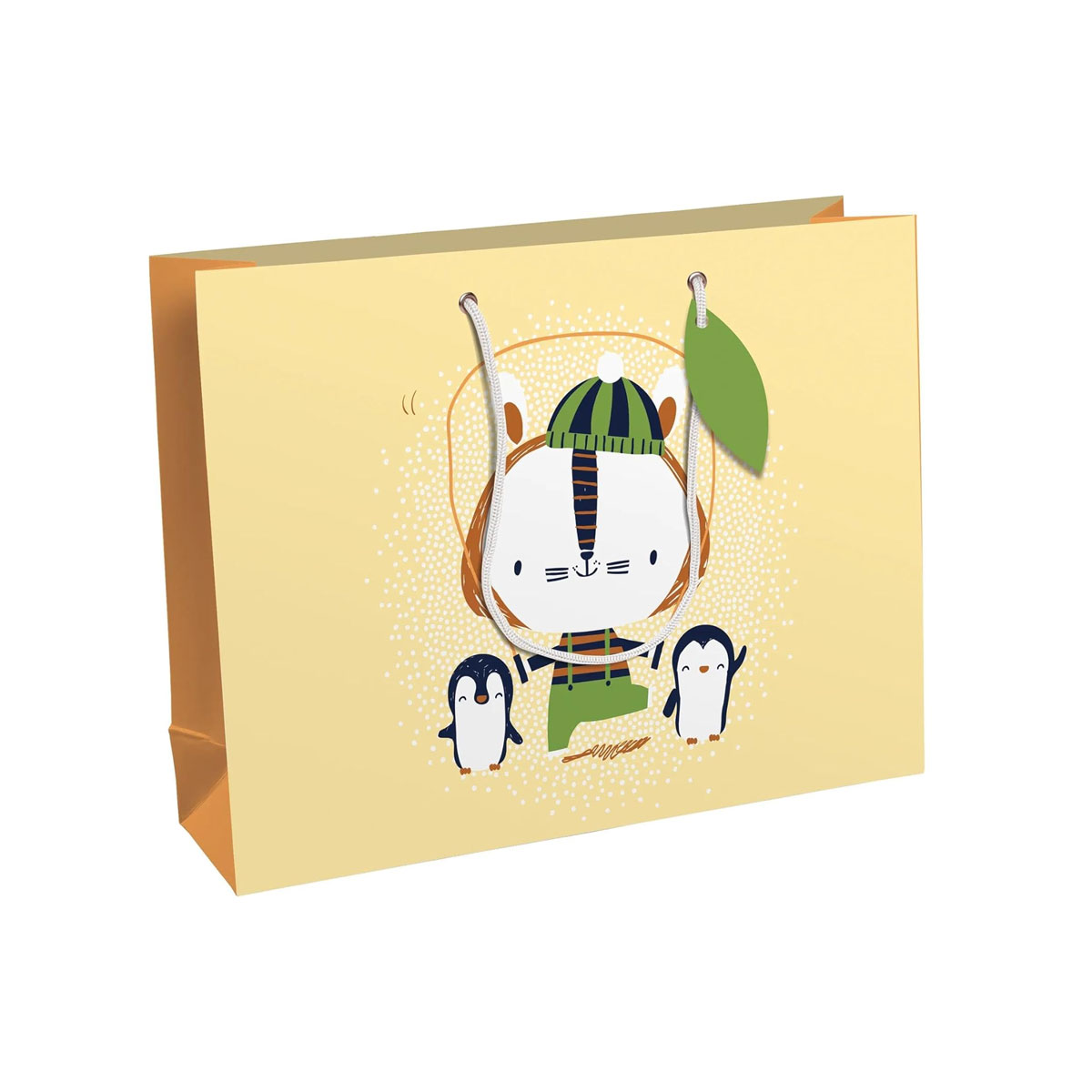 Davanu-maisins-Penguin-Friends,-Shopper-bag,-37-cm-x-11.5-cm-x-27.5-cm