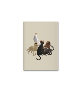 Mini notebook Friends, A6, Manilla x Flow