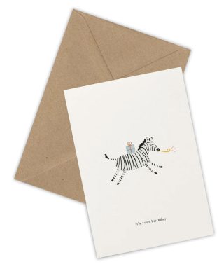 Kartīte Birthday Zebra, Kartotek
