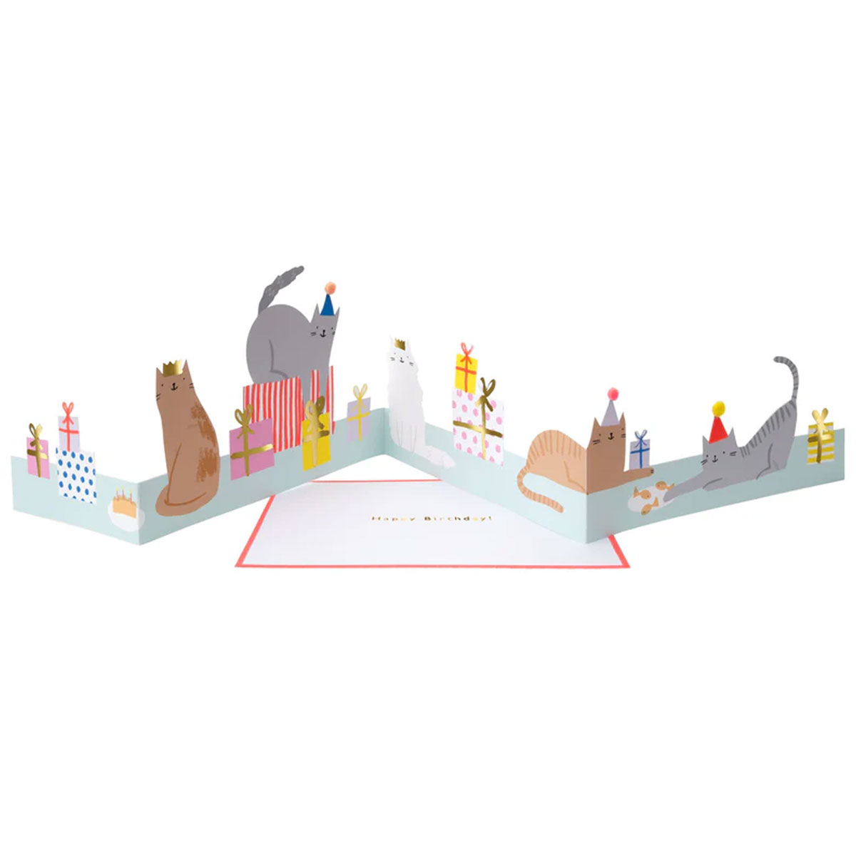 Kartite-Cat-Party-Birthday-Card,-Meri-Meri
