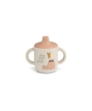 Krūze Neil Sippy cup, Cats and Dogs / Sandy, Liewood