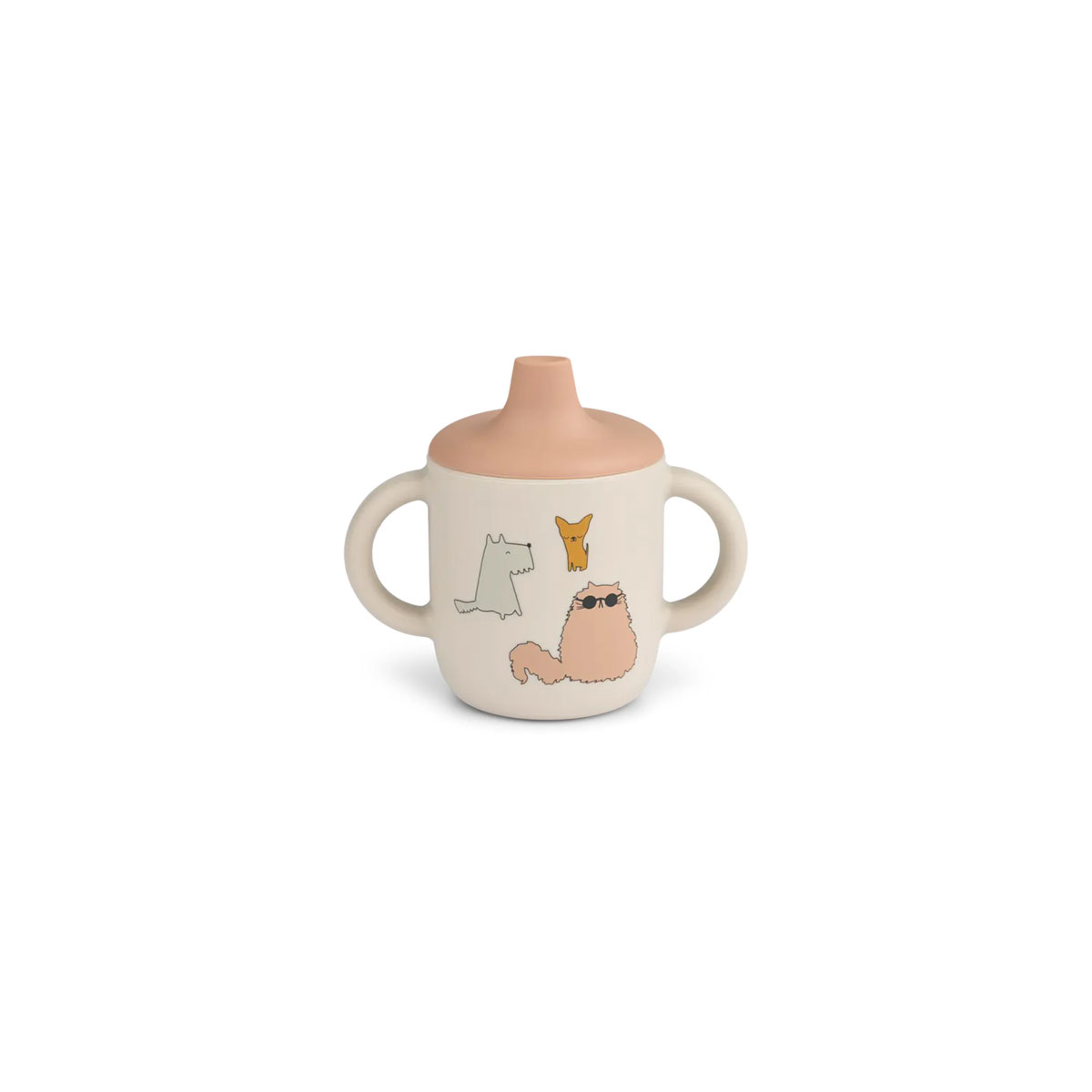 Kruze-Neil-Sippy-cup,-Cats-and-Dogs--Sandy,-Liewood