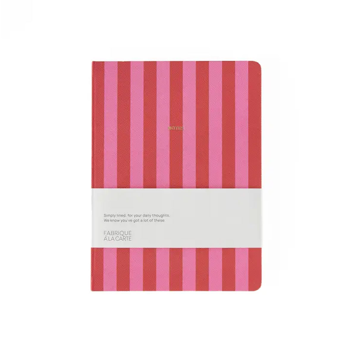 Piezimju-gramata-Stripes-Pink,-A--Journal