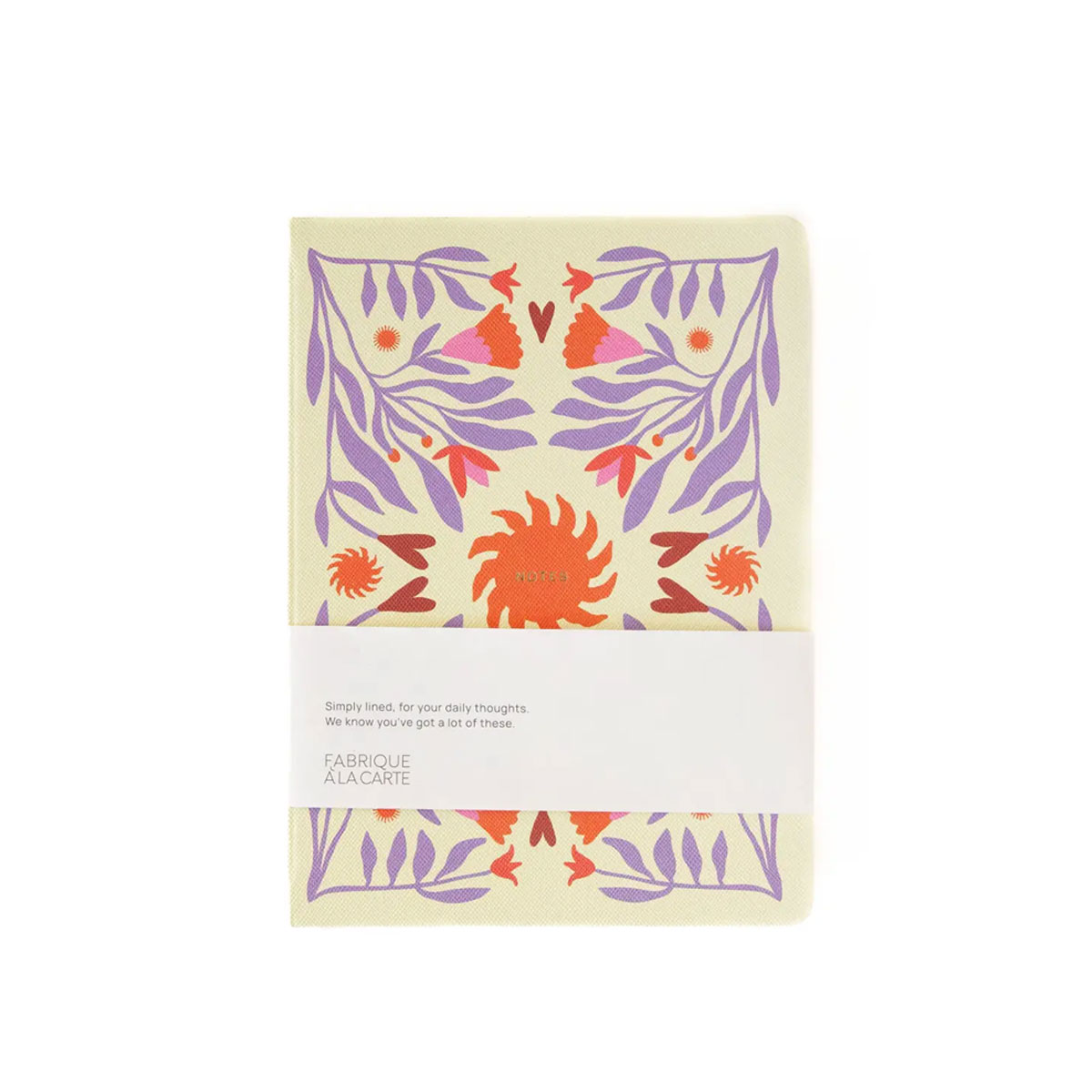 Piezimju-gramata-Sun-Beige-Lavender,-A--Journal