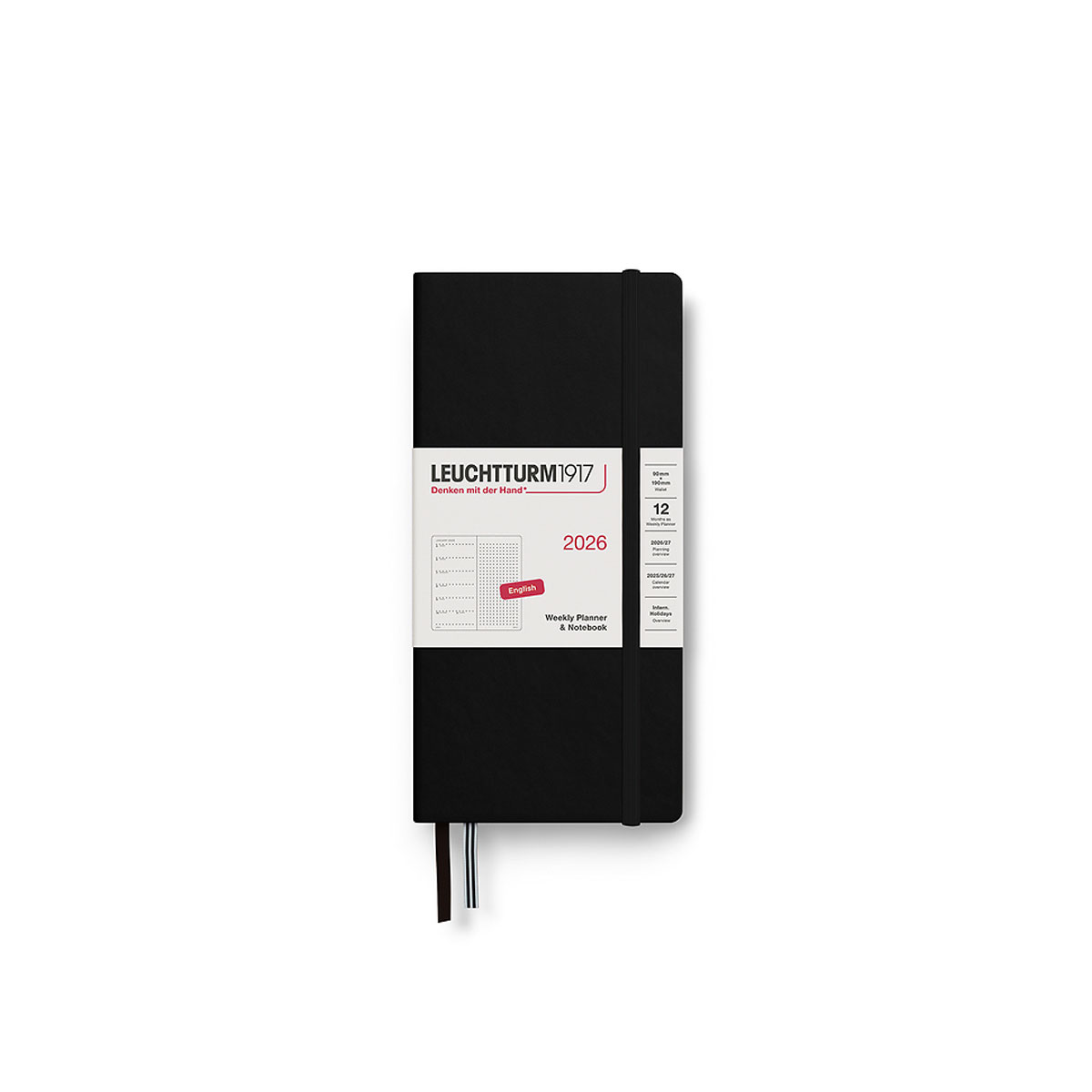 Planotajs-2026,-Black,-B6+,-Weekly-&-Notebook,-Wallet,-Leuchtturm1917