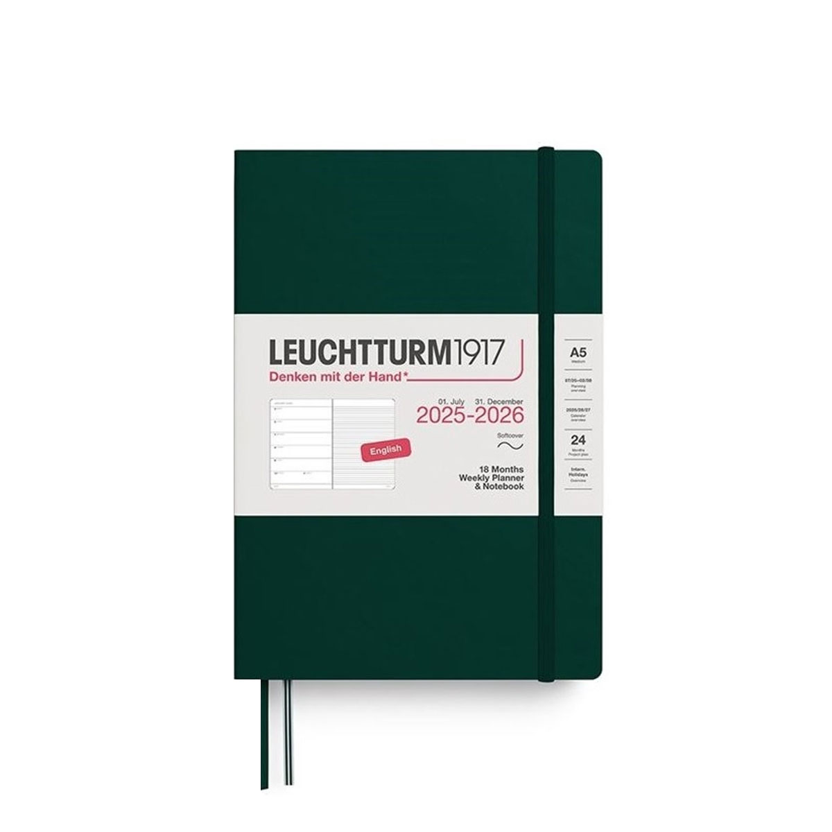 Planotajs-2026,-Weekly,-18-months,-Forest-Green,-Softcover,-Leuchtturm1917