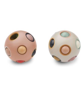 Rotaļu bumbas Solene Puzzle Ball, Pale tuscany multi mix, 2 gab, Liewood