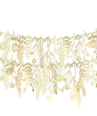 Virtene Gold Flower Backdrop, Meri Meri