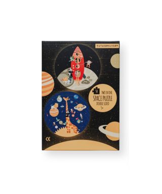 Puzle Space, divpusēja, 50 gab., Tu Tu Family