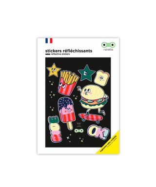 Reflective Sticker sheet Food, Rainette