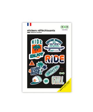 Reflective Sticker sheet Ride, Rainette