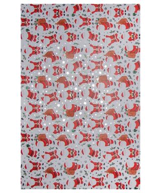 Dāvanu iesaiņojamais papīrs Happy Santa, loksne