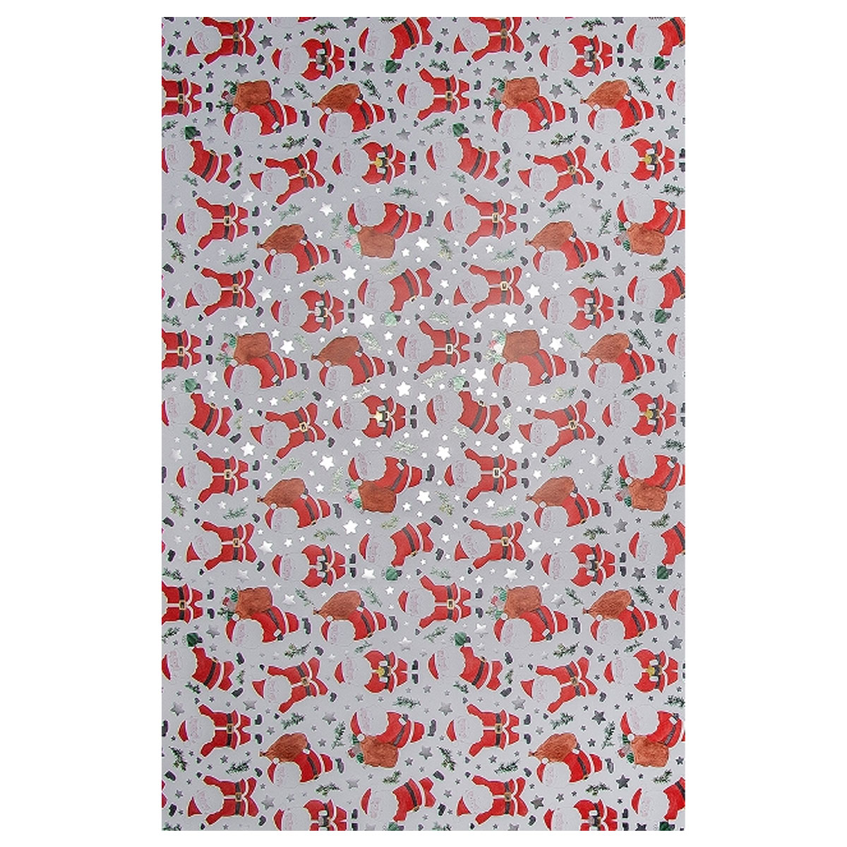 Davanu-iesainojamais-papirs-Happy-Santa,-loksne