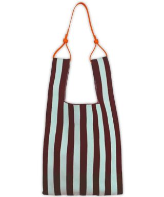 Iepirkumu soma Market, mist + fig, Knitted Stripes, The Sticky Sis Club