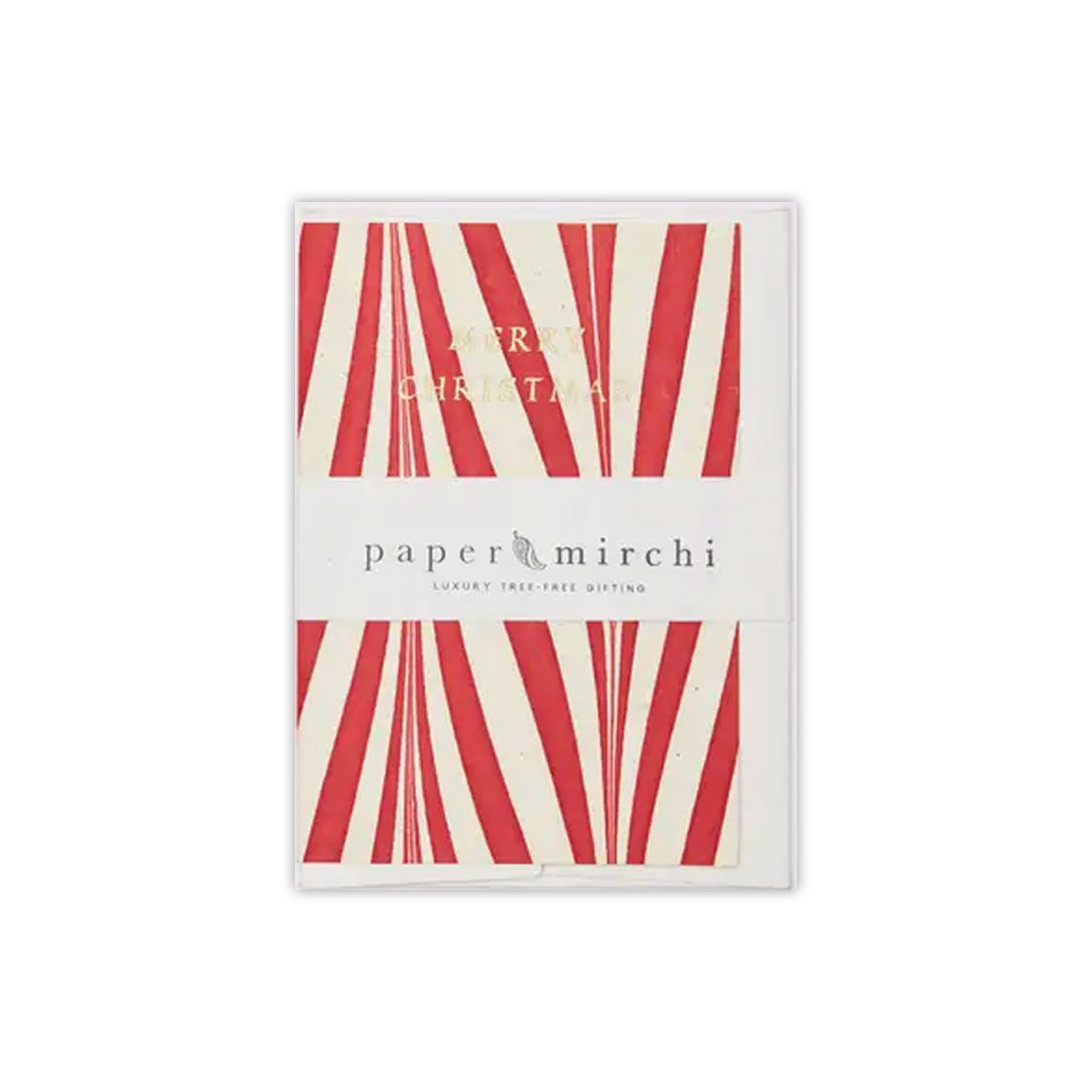 Kartite-Candy-Stripes-Red,-Hand-Block-Printed