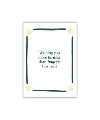 Kartīte Wishing You more birdies, Golf Stories, Manilla