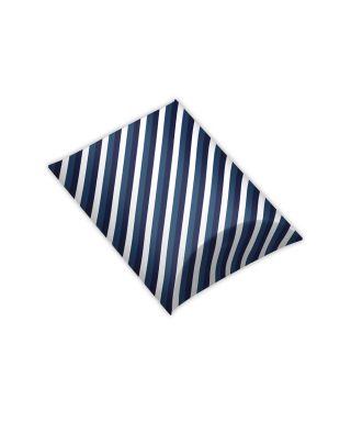 Papīra tūta Pillow box, Navy Stripes, 16 cm x 22 cm