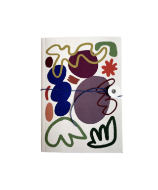 Piezīmju grāmata Abstract blossoms, tukšas, Paragraph
