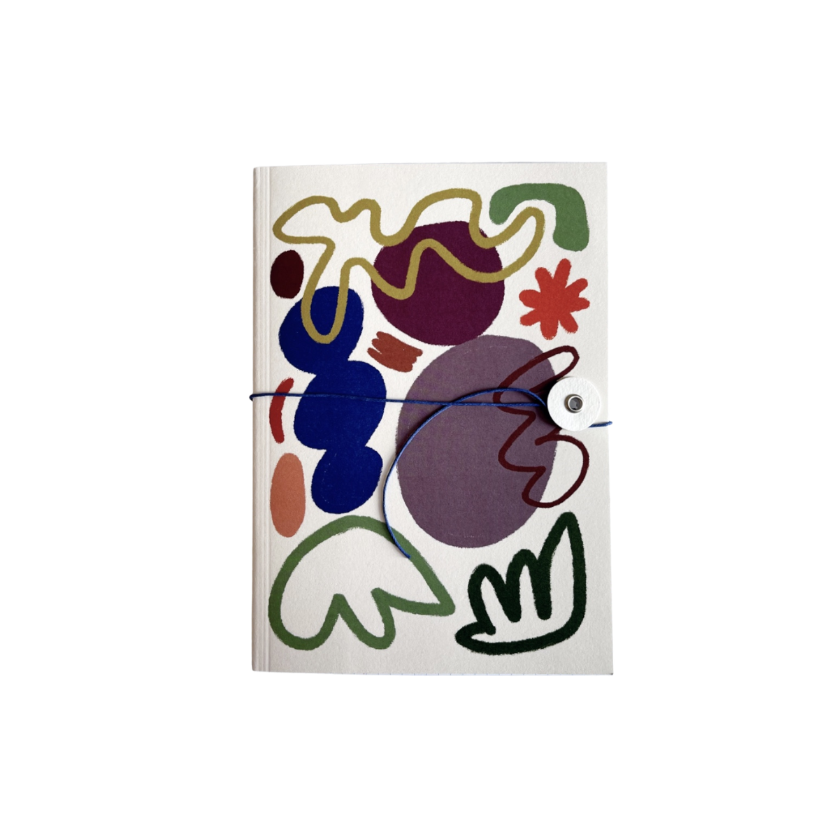 Piezīmju grāmata Abstract blossoms, tukšas, Paragraph-Manilla