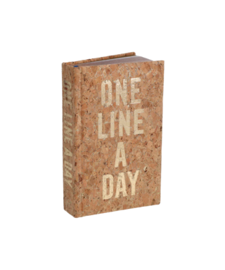 Piezīmju grāmata Cork, One line a day