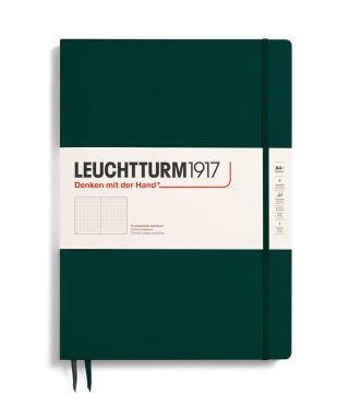 Piezīmju grāmata Forest Green A4+, punktotas, Master Slim, Leuchtturm1917