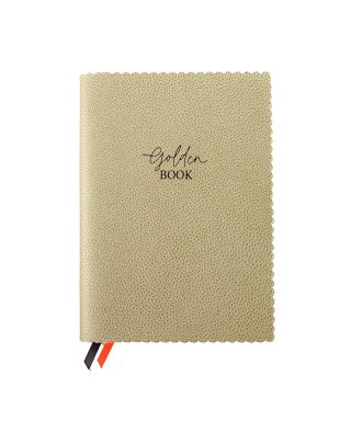 Piezīmju grāmata Golden Book, Leatherette, līniju lapas