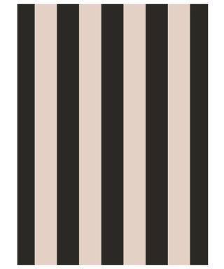 Zīdpapīrs Stripes, Black/Beige, 50 cm x 70 cm, loksne