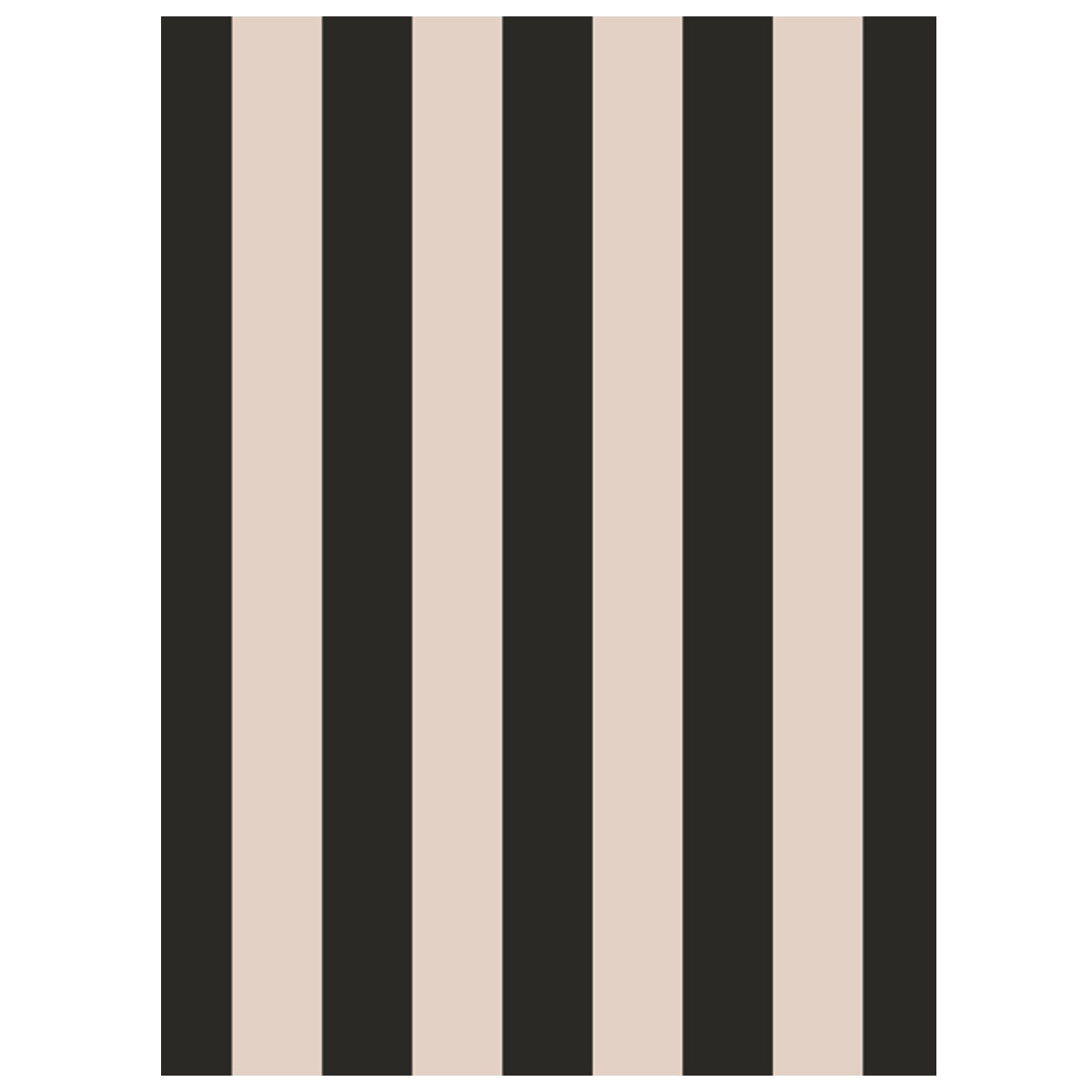 Zidpapīrs-Stripes,-Black-Beige,-50-cm-x-70-cm,-loksne