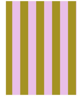 Zīdpapīrs Stripes, Olive/Pink, 50 cm x 70 cm, loksne