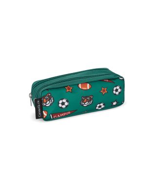 Penālis Green Academy, Double pencil case, Caramel & Cie