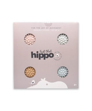 Sensorie silikona akmeņi Sunrise, 4 gab., Find That Hippo