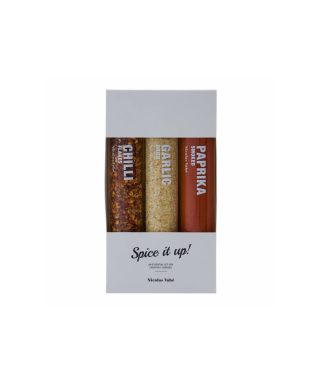 Garšvielu komplekts TRIO, čili pārslas, ķiploku pulveris un paprika, Nicolas Vahe