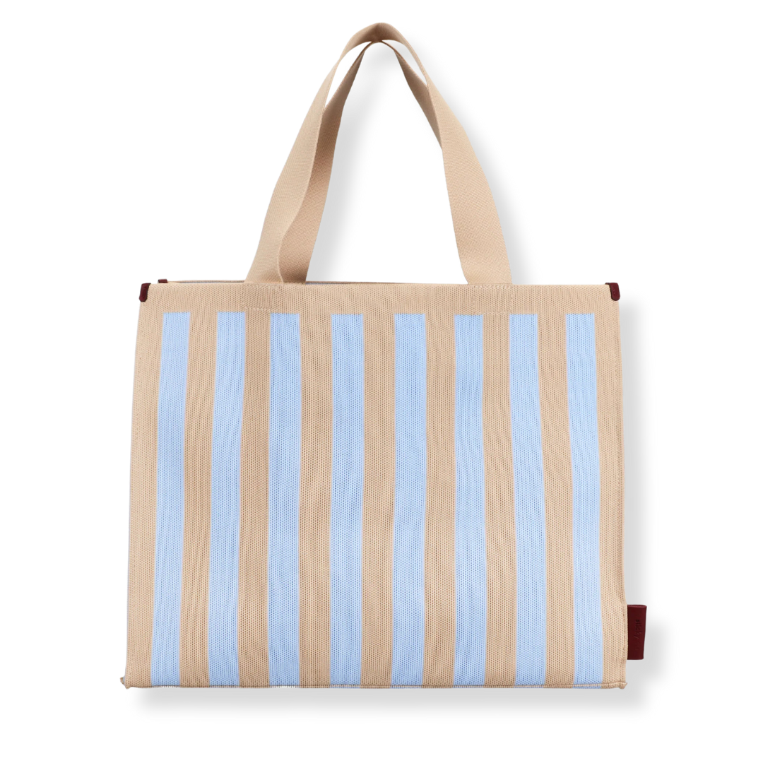 Iepirkumu soma Knitted Stripes, marzipan sky, The Sticky Sis Club