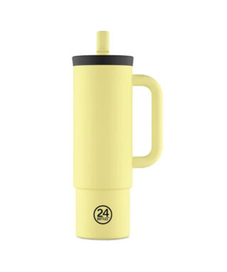 Krūze ar salmiņu Straw cup, 800 ml, Citrus, 24 Bottles