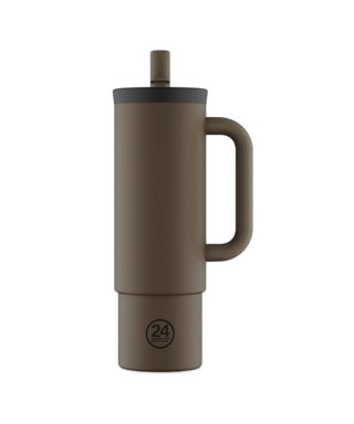 Krūze ar salmiņu Straw cup, 800 ml, Mocha, 24 Bottles
