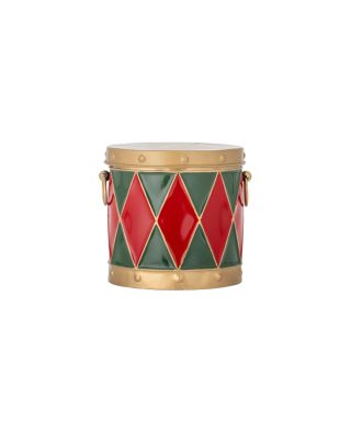 Metāla kaste Drum box, red, Bloomingville